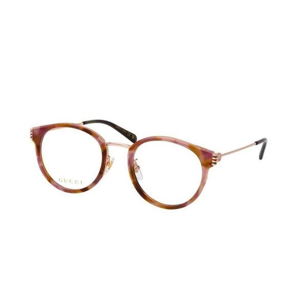 NWT Gucci GG1885oA-004 Havana Gold 51mm Eyeglasses